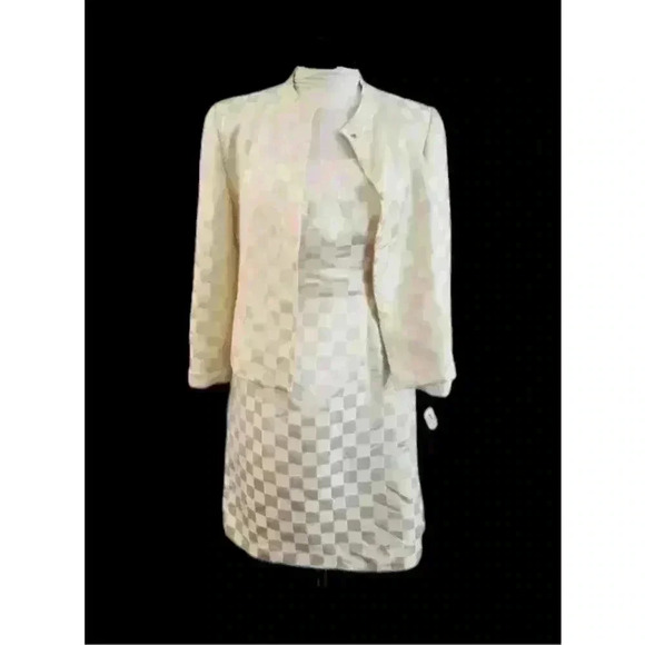 Vtg 1970s Strapless Dress & Jacket RARE NOS satin sz 8 NWT $1200 bride formal - Picture 4 of 16